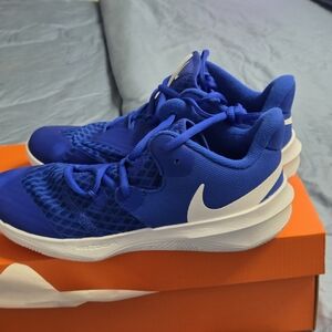 Nike Zoom Hyperspeed Court Women's Athletic Shoes - Royal Blue/White